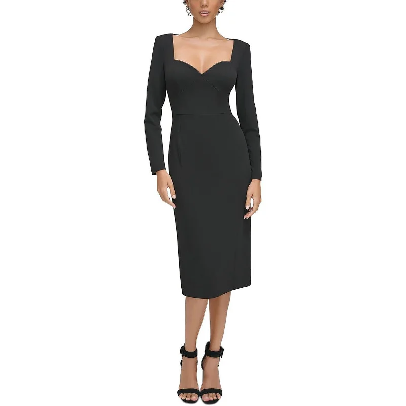 Casual Chic Clothing Calvin Klein Womens Sweetheart Neckline Sheath Sheath Dress