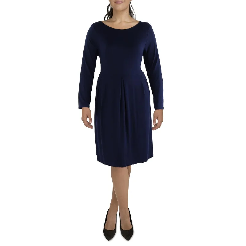 Women's Seasonal Fashion Trends 24seven Comfort Apparel Womens Plus Casual Daytime Fit & Flare Dress