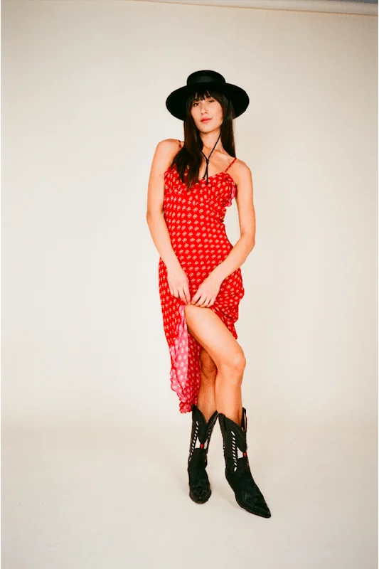 Women's Clothing For Travel ROLLAS Womens Shelley Emmylou Dress Ruby