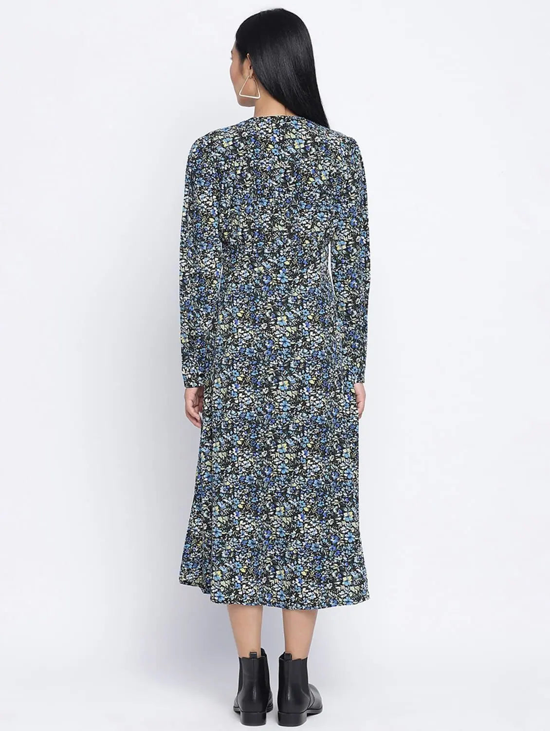 Clothing Store Multicolor Mania Printed Casual Women Dress