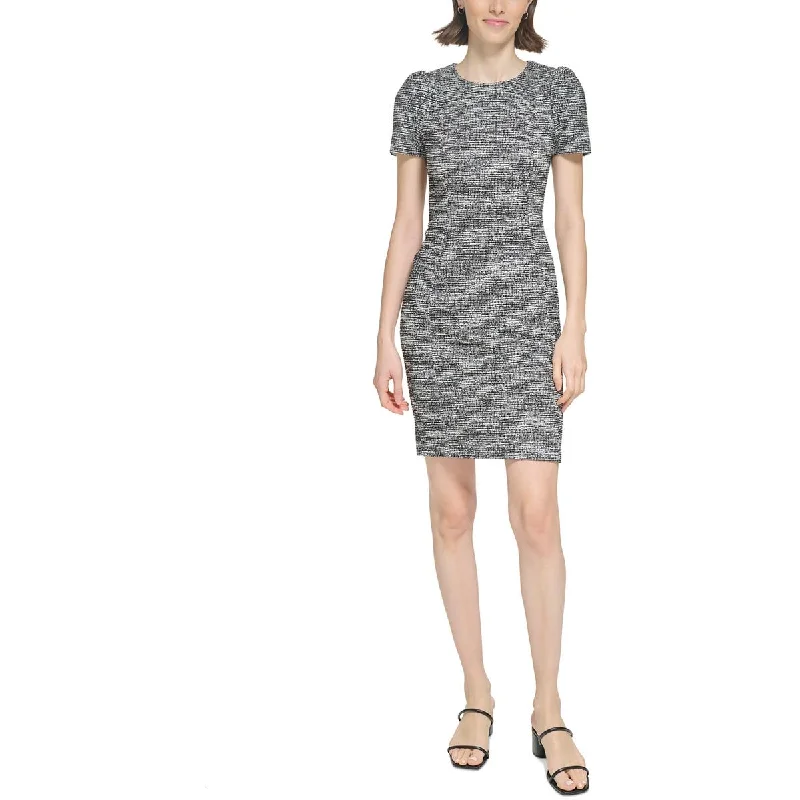 Trendy Outfits For Girls Calvin Klein Womens Tweed Mini Wear To Work Dress