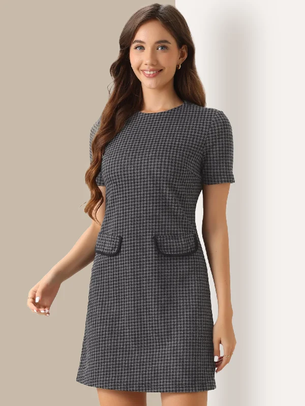 Gray Houndstooth