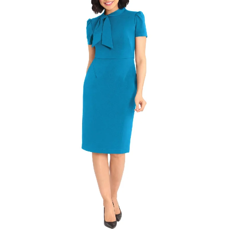 Women's Evening Wear Outfit Maggy London Womens Neck tie Office Sheath Dress