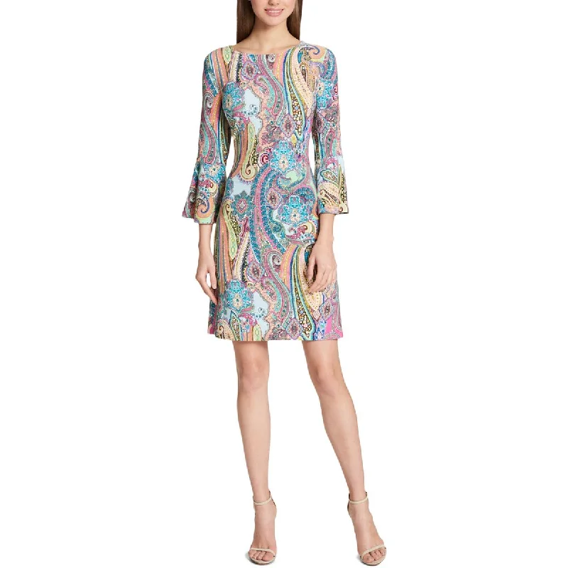 Street Style Fashion Tommy Hilfiger Womens Petites Jaipur Matte Jersey Paisley Sheath Dress Street Style Fashion Tommy Hilfiger Womens Petites Jaipur Matte Jersey Paisley Sheath Dress