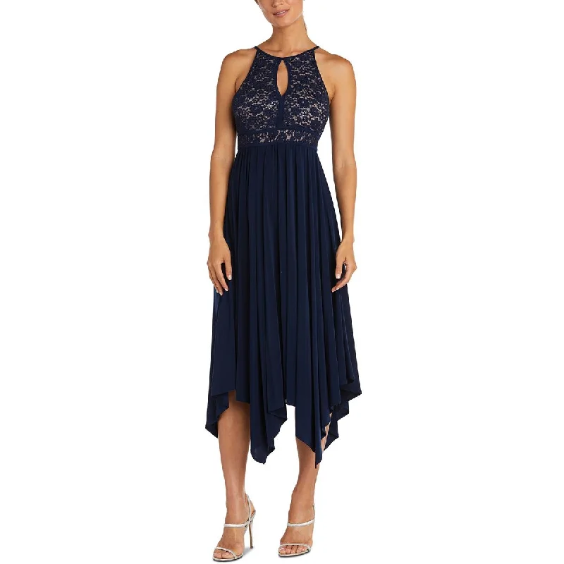 Women's Fashion Clothes NW Nightway Womens Sequined Nylon Fit & Flare Dress
