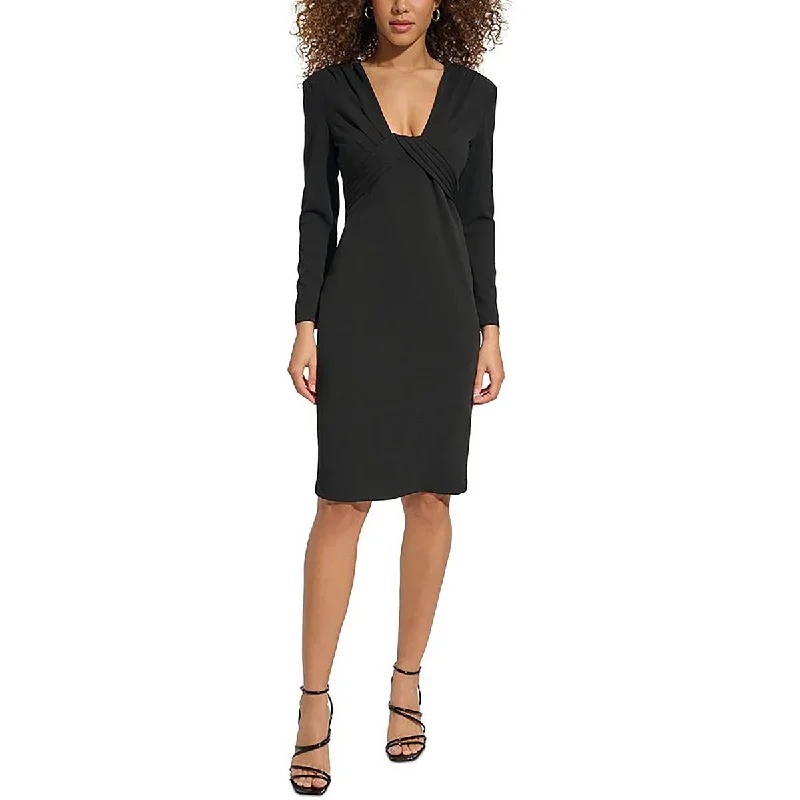 Outfits For Women Calvin Klein Womens Pleated  Sheath Dress