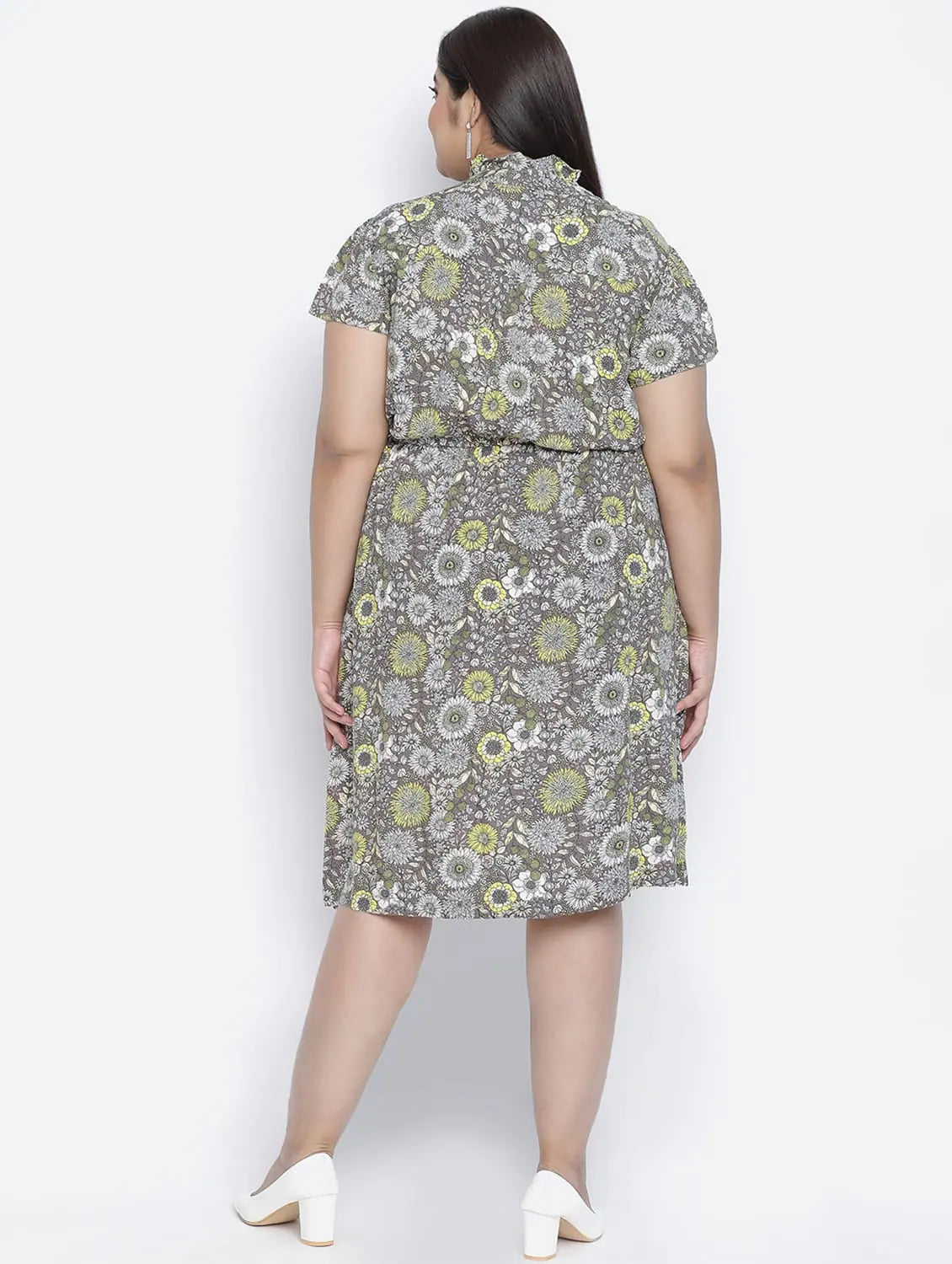 Trendy Women's Outfits for Casual Wear Zizzi Animal Print Elasticated Plus Size Women Dress Trendy Women's Outfits for Casual Wear Zizzi Animal Print Elasticated Plus Size Women Dress
