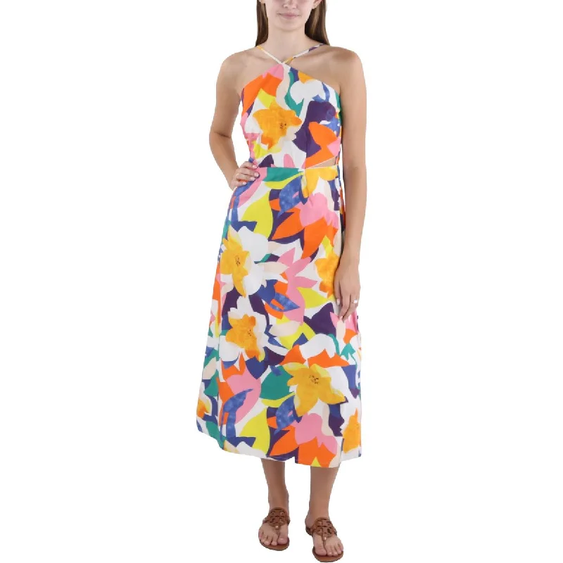 Limited Time Offer Walter Baker Womens Hemali Cutout Long Sheath Dress