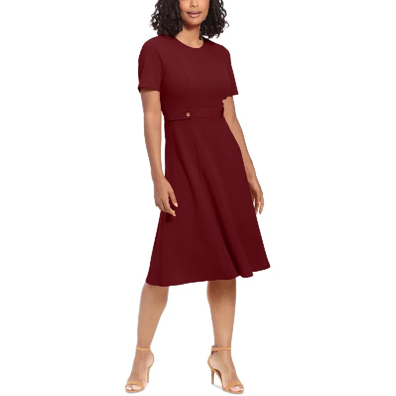 Casual Chic Women's Clothes London Times Womens Plus Embellished  Fit & Flare Dress