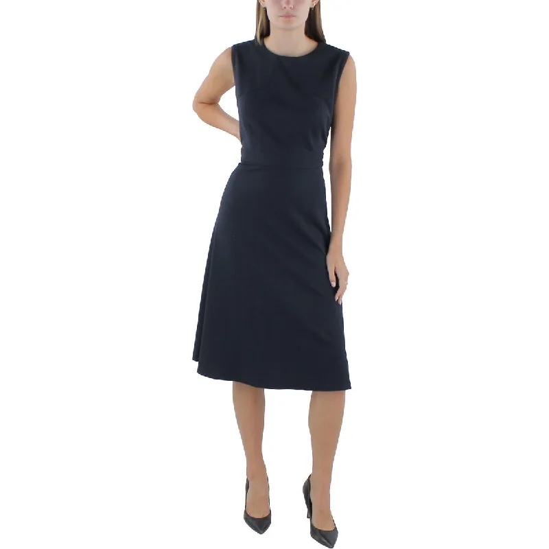 Affordable Women's Clothing Online Tommy Hilfiger Womens Daytime Mini Fit & Flare Dress