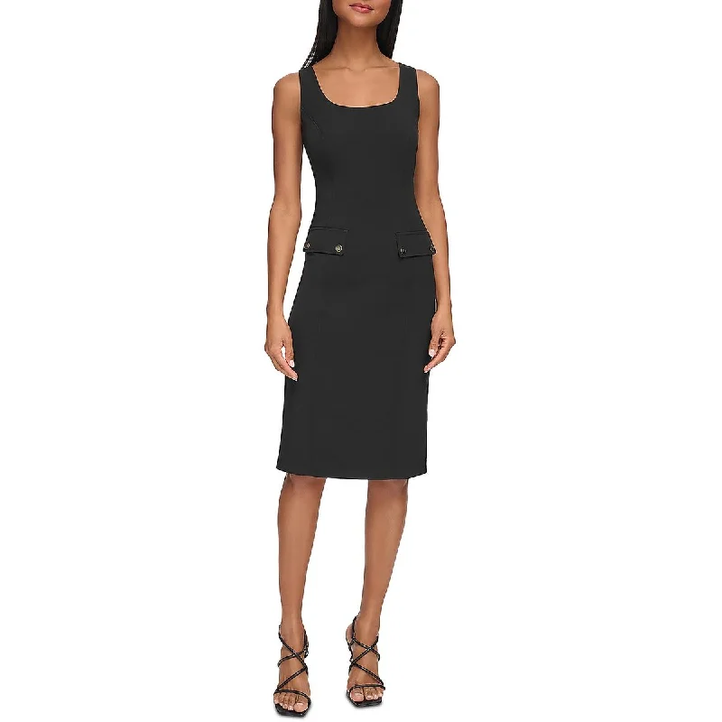 Trendy Boutique Online Karl Lagerfeld Paris Womens Crepe Sheath Dress