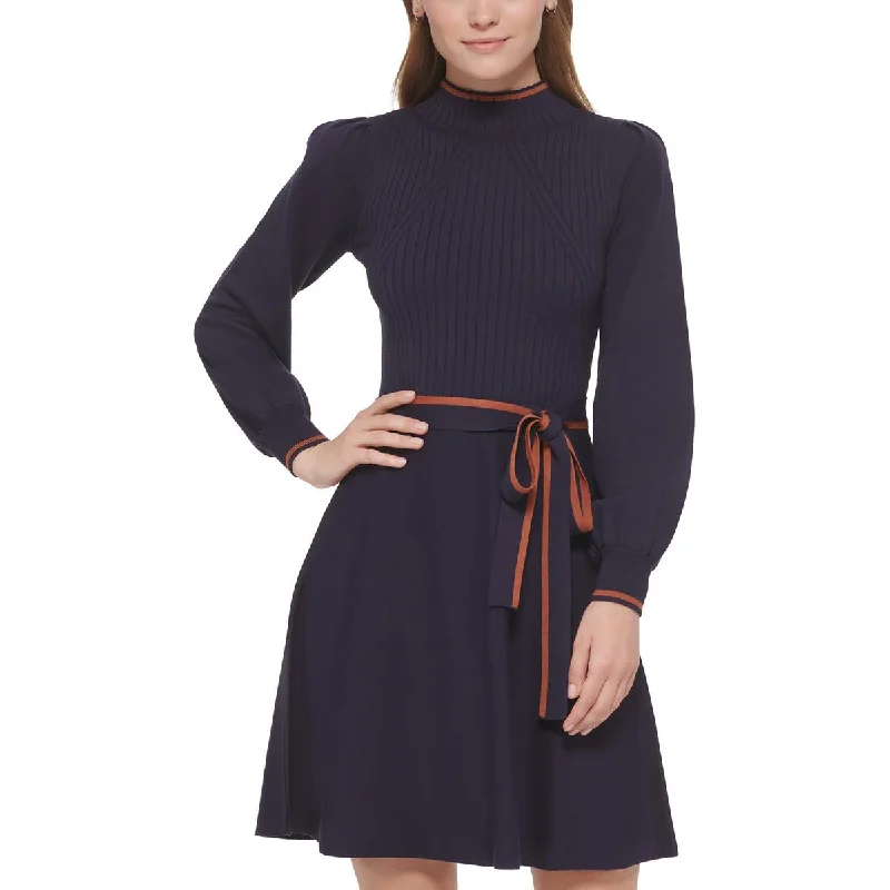Women's Weekend Outfit Vince Camuto Womens Knit Rayon Fit & Flare Dress