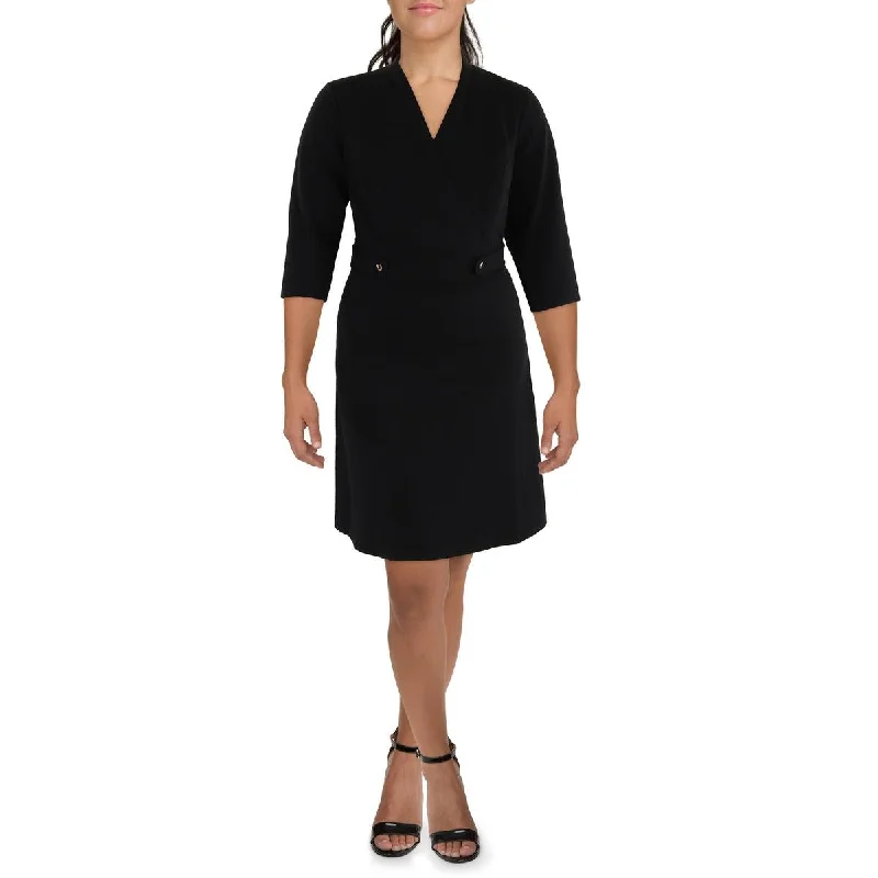 Stylish Women's Garments For Holidays London Times Womens Plus Fit & Flare Dress