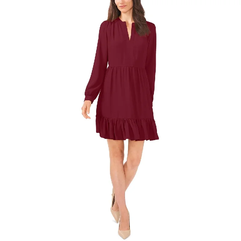 Chic Outfits Vince Camuto Womens Ruffled  Fit & Flare Dress