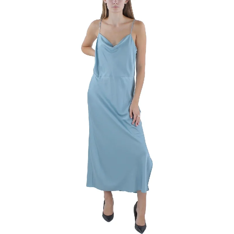 Premium Fabrics Vince Womens Slit  Slip Dress