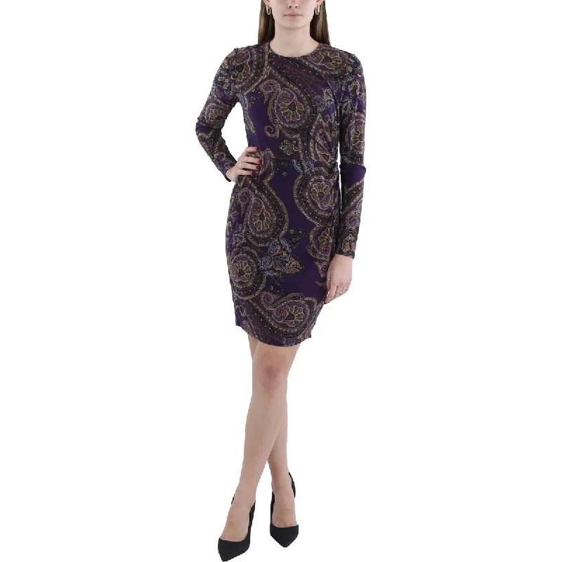 Women's Online Clothing Boutique Lauren Ralph Lauren Womens Stretch Jersey Sheath Dress