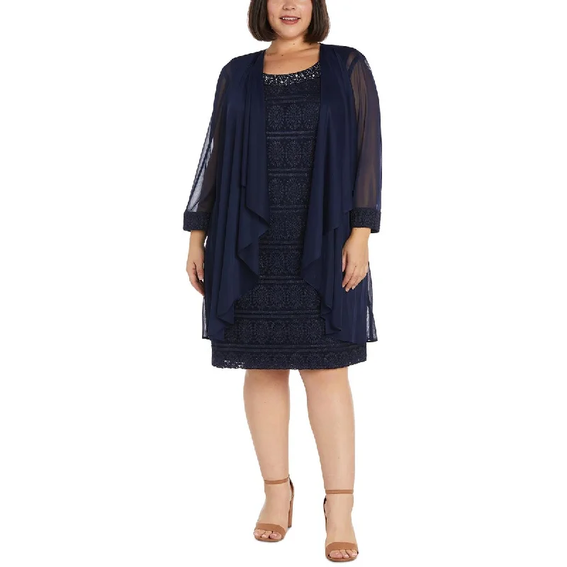 Women's Elegant Clothing Sets R&M Richards Womens Plus Knee-Length 2PC Two Piece Dress Women's Elegant Clothing Sets R&M Richards Womens Plus Knee-Length 2PC Two Piece Dress