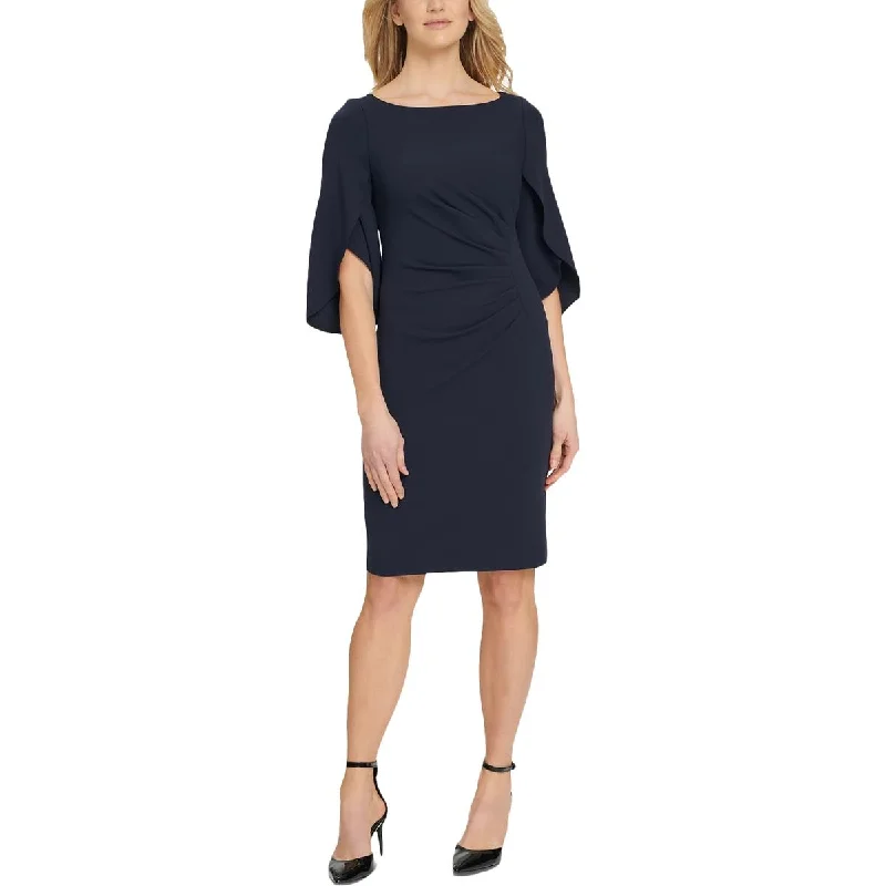 Women's Fashion Clothing DKNY Womens Ruched  Sheath Dress