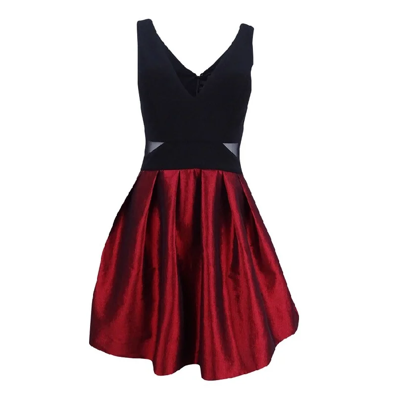 Latest Fashion for Women X By Xscape Women's Mesh-Inset Fit & Flare Dress