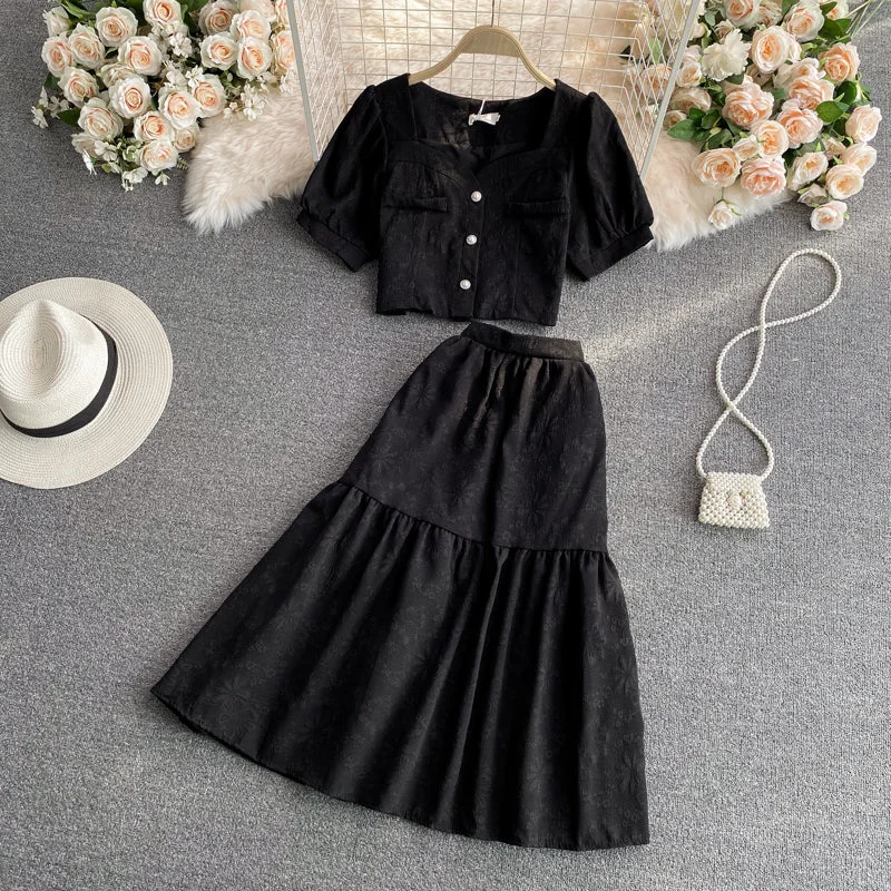 Comfortable Women's Clothing Cute two pieces dress white dress  582