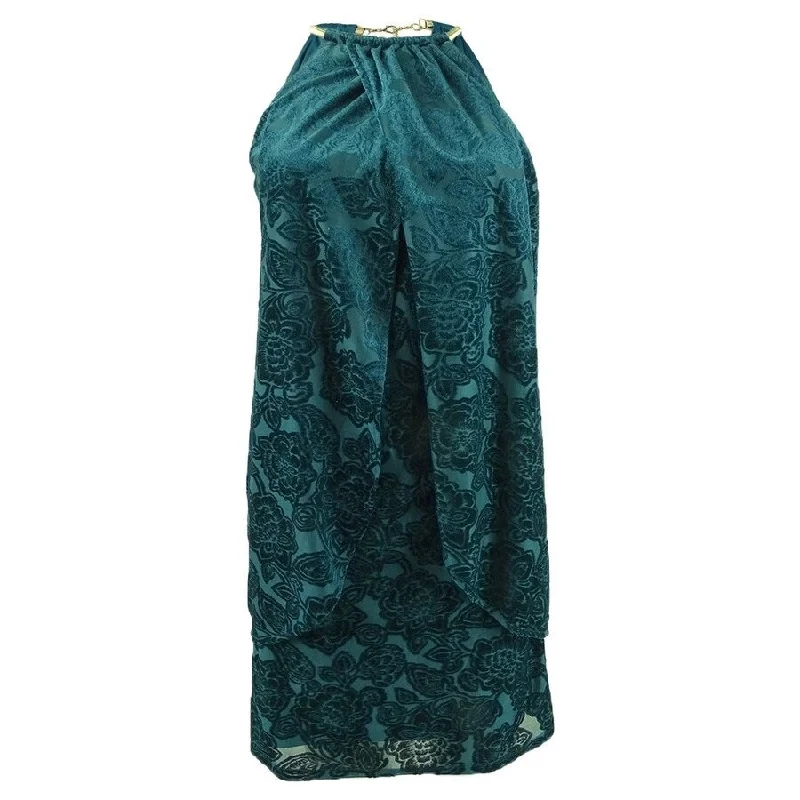 Women's Evening Clothing Kensie Women's Velvet Print Dress