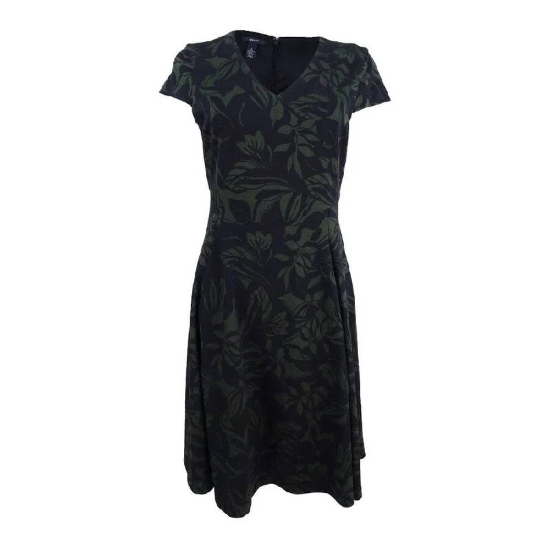 Women's Elegant Formal Outfit Alfani Women's Printed Fit & Flare Dress