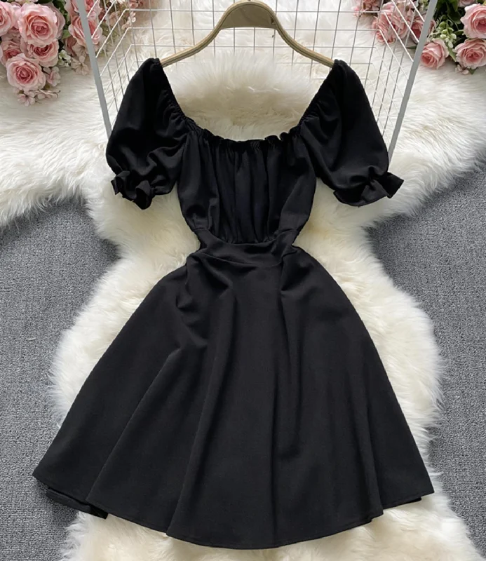 Classic Clothes For Women Cute A line lace up dress fashion dress  675