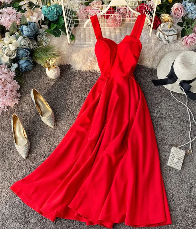 Stylish Women's Clothing A line backless dress women's dress  1225