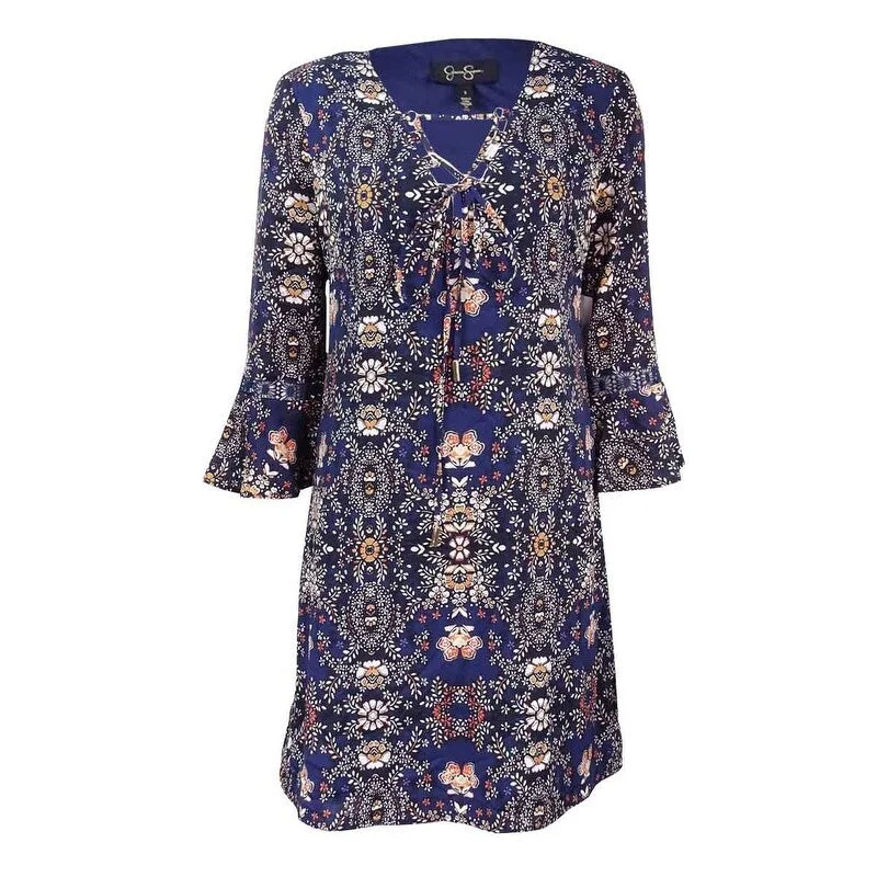 Flash Sale Or Flash Sales Jessica Simpson Women's Printed Peasant Dress