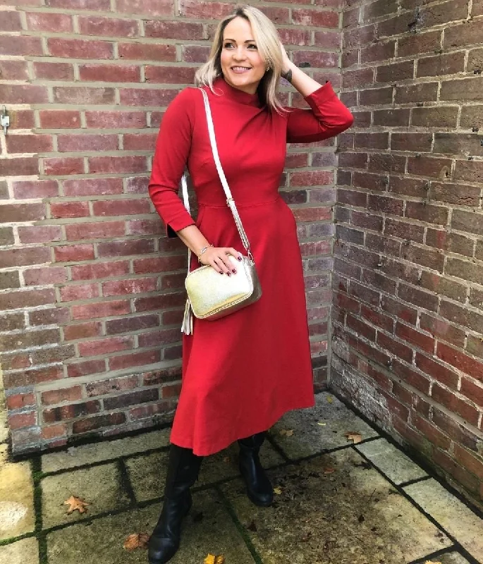 Sales Clothes Red Nerissa Fit & Flare Dress