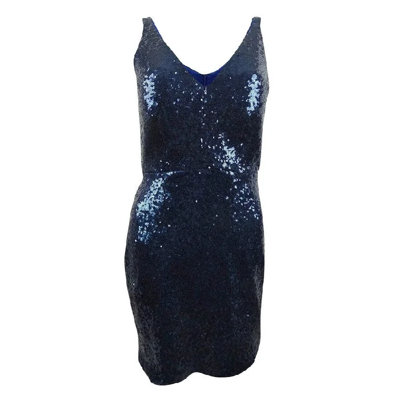 Luxury Women's Clothing Nightway Women's V-Neck Sequined Sheath Dress