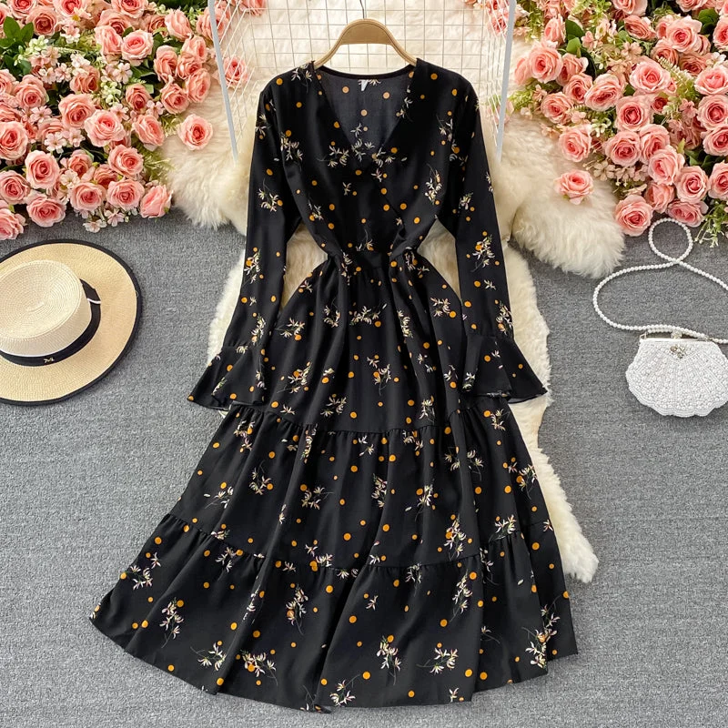 Online Boutiques Best Black v neck short dress fashion dress  436