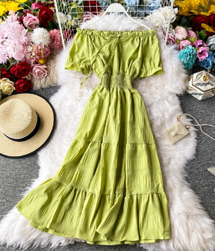 Relaxed Style Fashion girl dress A line summer dress  1239