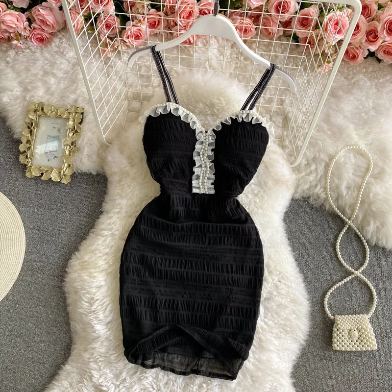 Seasonal Sale V-neck sexy Hepburn dress  2747