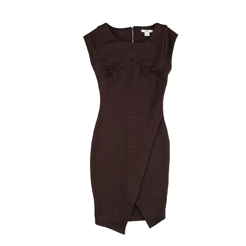 Clothing Woman Bar Iii Womens Ribbed Envelope Sheath Dress