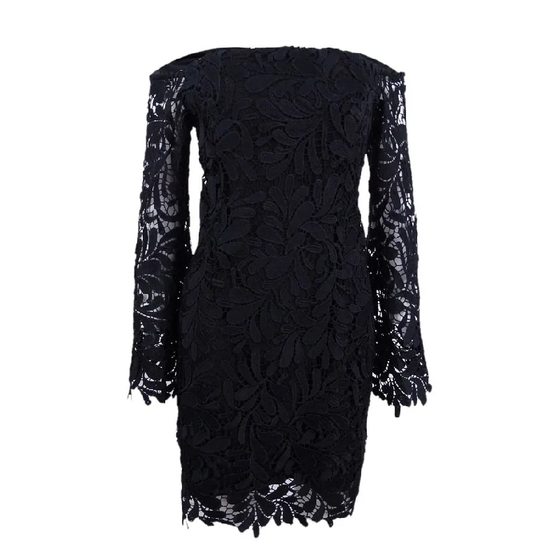Stylish Women's Garments Bardot Women's Flora Lace Off The Shoulder Dress