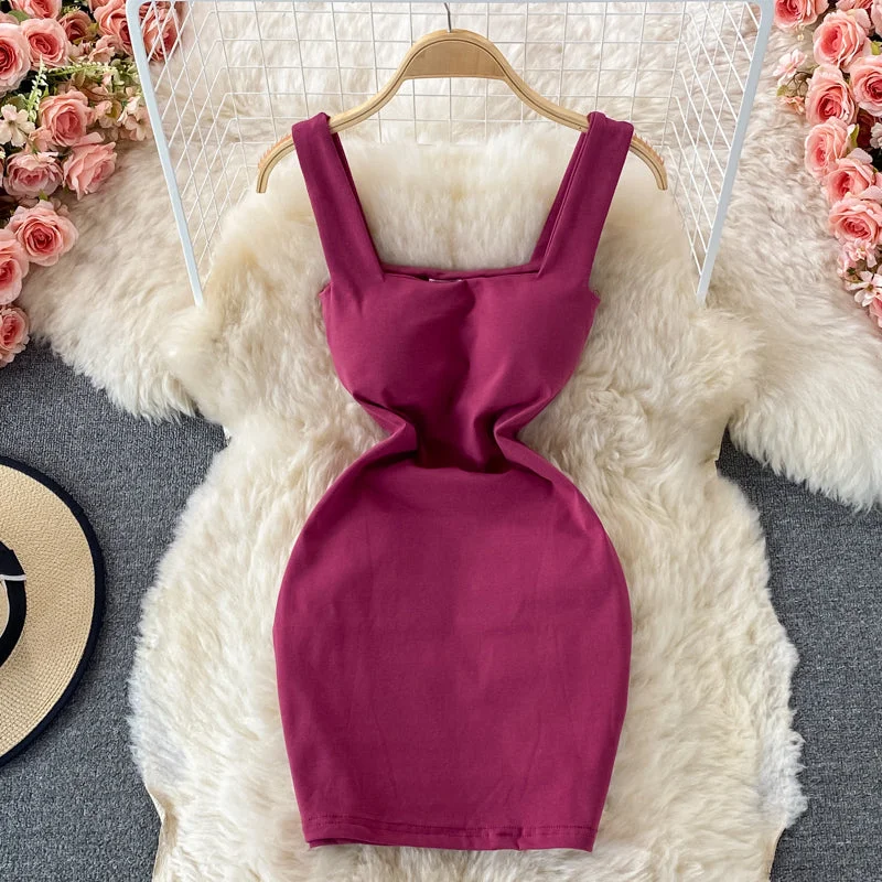 Holiday Gift Guide Sale Temperament pleated waist drawstring dress  2810