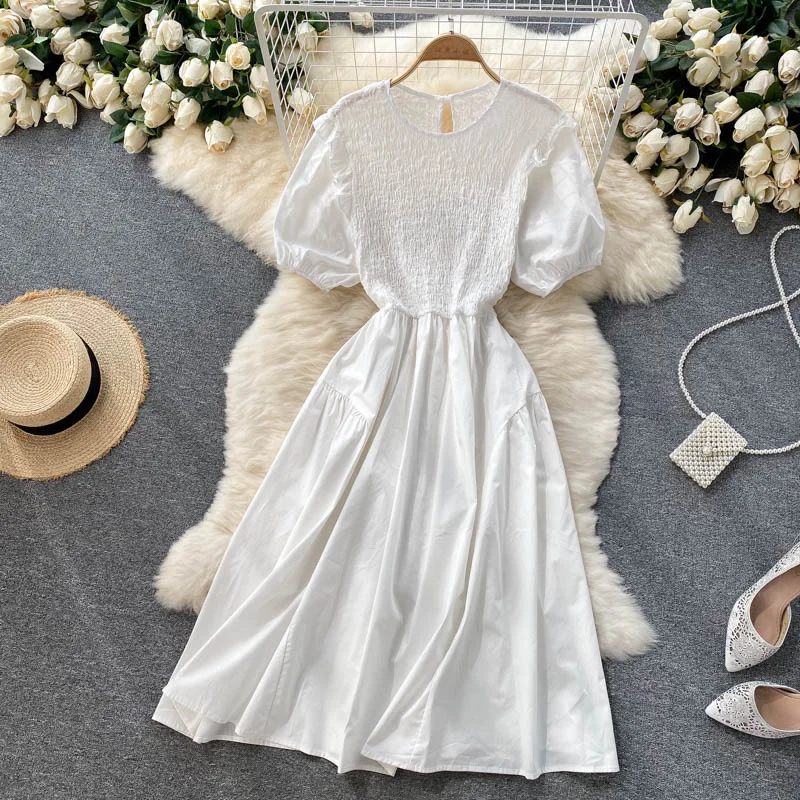Online Shopping Boutiques Cute A line short dress fashion dress  540