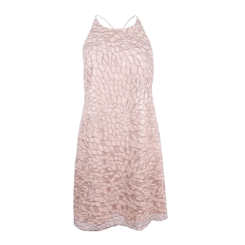 Women's Stylish Casual Garments Vince Camuto Women's Crisscross-Back Sequined Slip Dress