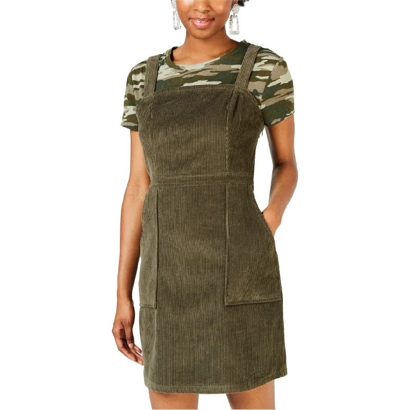 Chic Outfits Common Stitch Womens 2-Piece Overall Dress