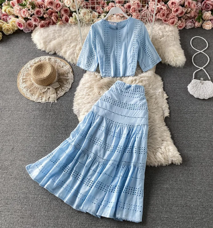 Vintage Clothing For Women Cute A line two pieces dress fashion dress  710