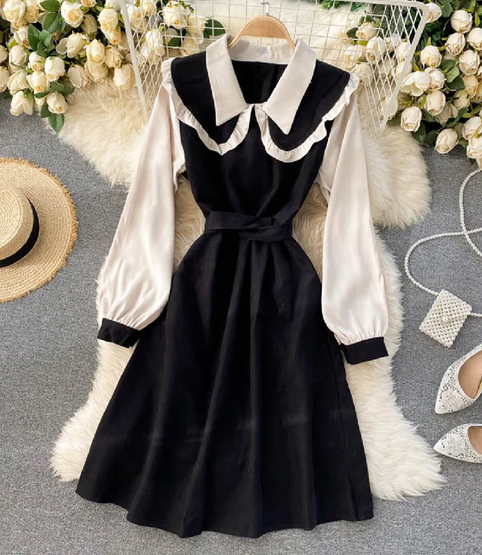 Women's Weekend Outfit Cute A line short dress fashion dress  873