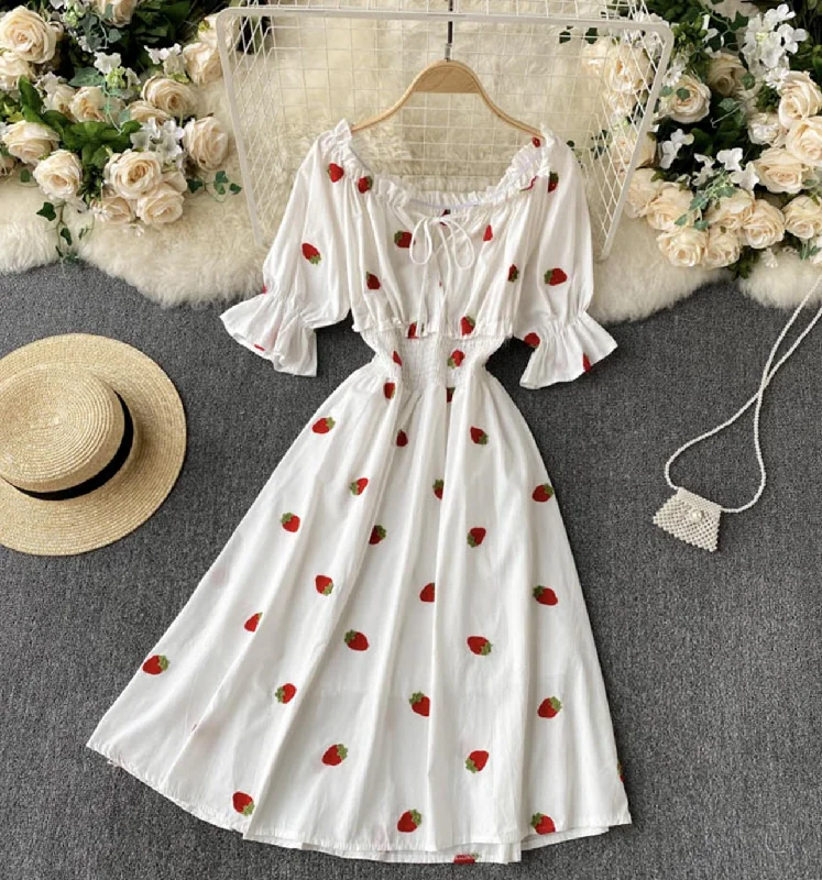 Tailored Clothing For Women Sweet strawberry dress cherry dress pineapple dress  709