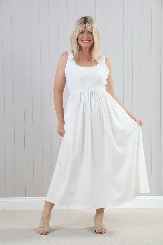 Women's Vacation Garments Venus Maxi Dress Cream