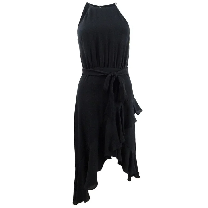 Clothes Of Woman CeCe Women's Cascading Ruffle Halter Dress
