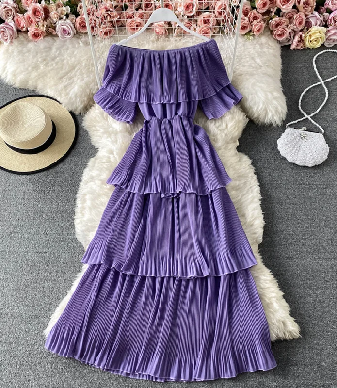 Women's Chic Outfit Cute A line dress fashion dress  845