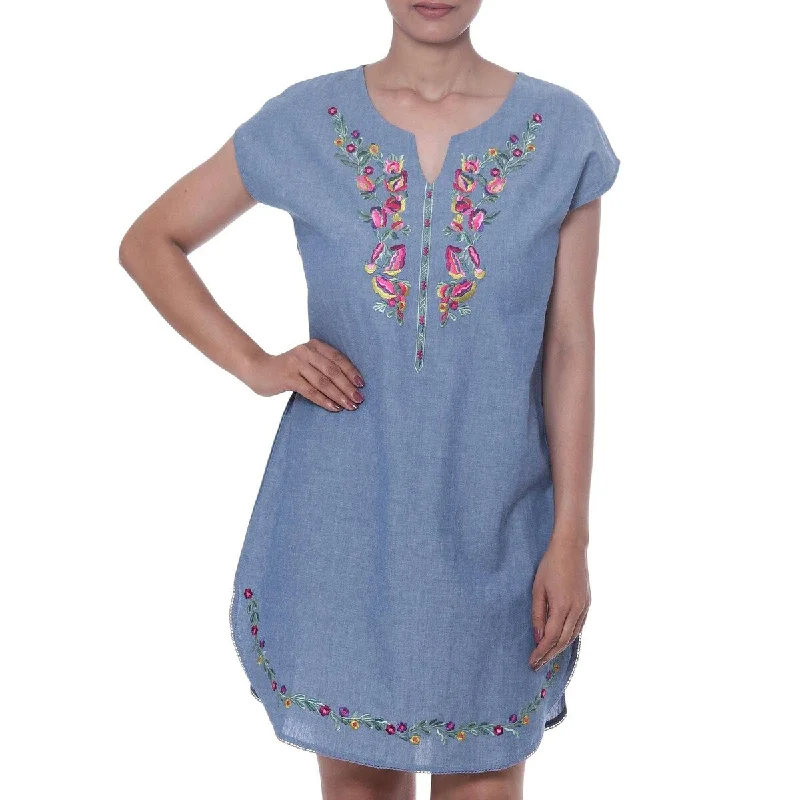 Women's Clothing For Outdoor Activities NOVICA Spring Rejoice Cotton dress