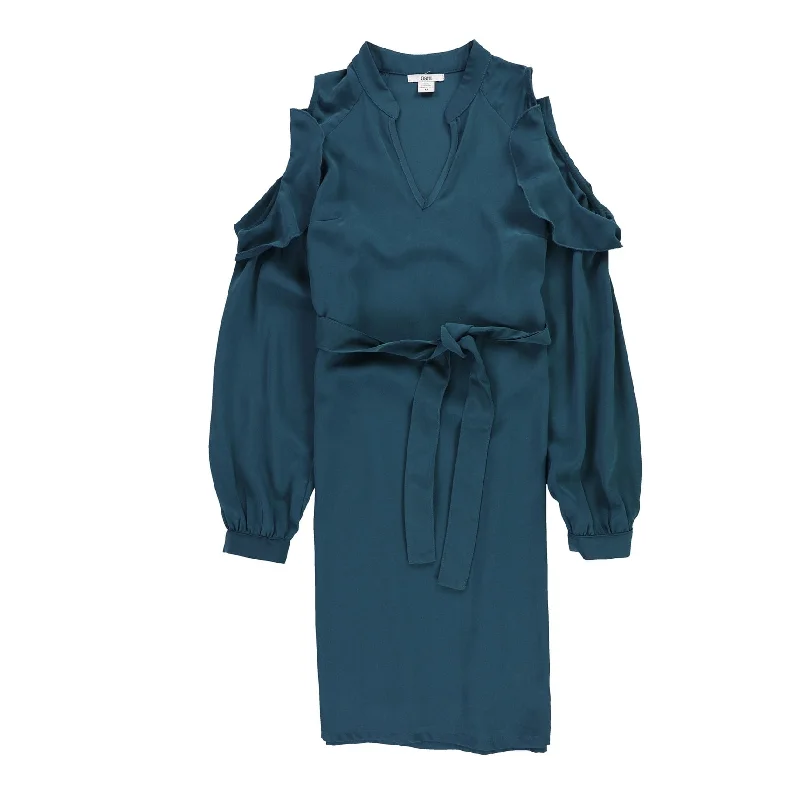 Women's Cozy Outfit For Lounging Bar Iii Womens Cold-Shoulder A-Line Dress