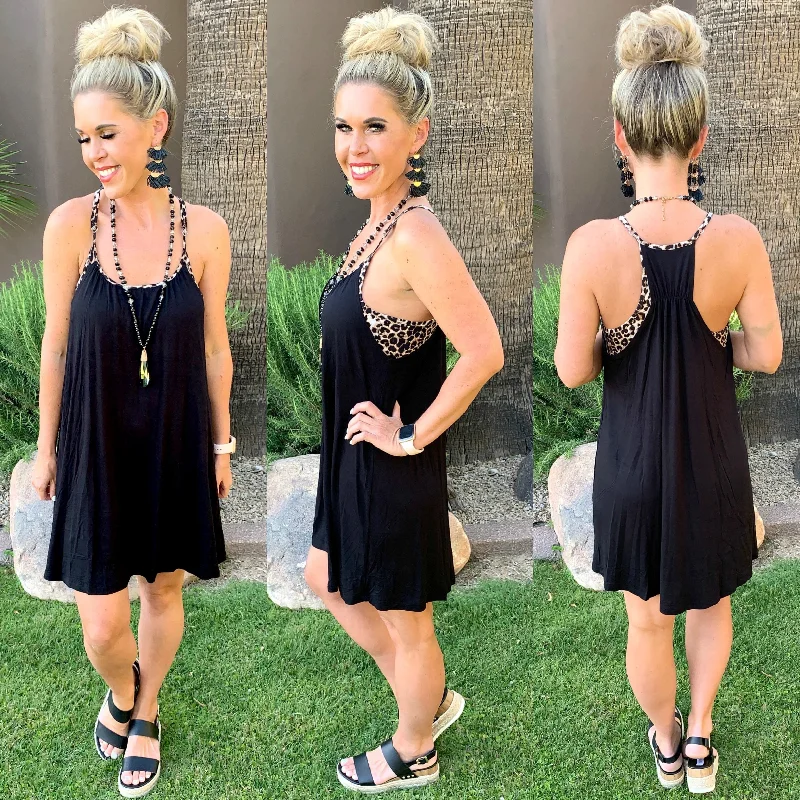 Women's Casual Garments Wild Side Leaopard Dress