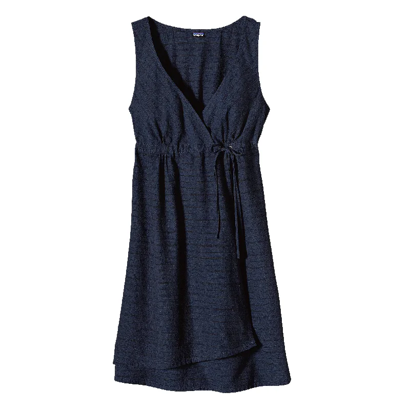 Timeless Women's Fashion Styles W's Island Hemp Crossover Dress